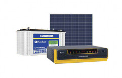 On Grid DC Luminous Solar Power System, Capacity: 159 Ah (battery Capacity), Model Name/Number: Lptt12150h (battery Model)