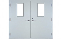 Polished Metal Fire Resistant Doors, Thickness: 10-30 Mm