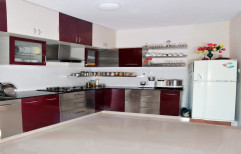 PVC and Plywood Shape Modular Kitchen, in Jammu And Kashmir