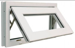 Residential White UPVC Top Hung Window