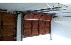 Rolling Automatic Wooden Garage Door