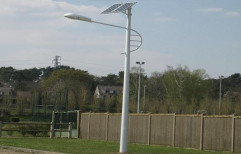 Silver,Grey MS Solar Street Light Poles