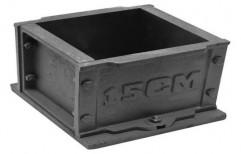 Square Cast Iron Concrete Cube Mould Box, 8 Kg, Size: 15 Cm