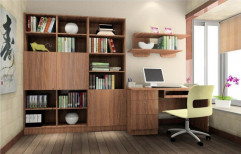 Study Room Interior Design, Work Provided: Wood Work & Furniture