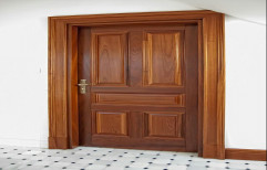 Termite Proof Brown Wooden Door, For Home