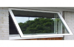 White UPVC Awning Window, Thickness: 80 mm