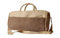 Zipper Brown Executive Jute Bag, Capacity: 2-5 Liter