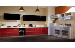 Acrlyic L Shaped Modular Kitchen, Warranty: 5 Years