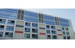 Blue Elevation Wall Cladding, Thickness: 3-4 Mm
