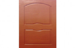 Brown Interior 2 Panel FRP Flush Door
