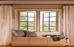 Brown Interior Teak Wood Window, Rectangular, Size/Dimension: 4 X 5 Feet