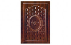 Brown K3D-002 3D Decorative Membrane Door, For Home, Height: 78 Inch