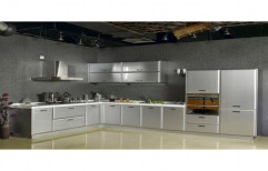 Commercial Stainless Steel Modular Kitchen, in Delhi (ncr), Warranty: 1-5 Years