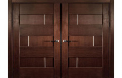 Designer Brown Wooden Door