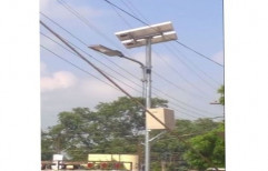 Galvanized Iron Solar Street Light Pole, Size: 6 M