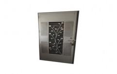 Hinged Mild Steel Safety Door, for Home, Size: 3 X 6 Feet