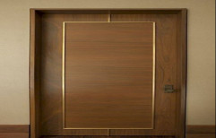 Interior Brown Modern Pine Wood Door