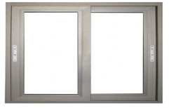 Modern Gray Aluminium Sliding Window, For Home, Size/Dimension: 3x4 Feet