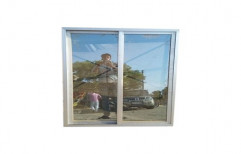 Modern Silver Aluminium Sliding Window, Size/Dimension: 3-4 Ft