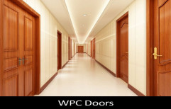 Molded Hinged WPC Indoor Door, Thickness: 30mm