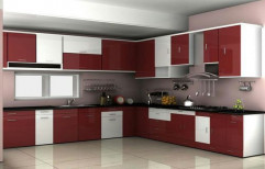 Multicolor Modular Kitchen