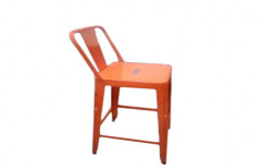 Orange Cast Iron Bar Chair, Weight: 2.5 to 3.5 kg
