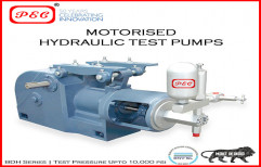 PEC AC Powered Motorized Hydraulic Test Pumps, 1.0 Hp To 5.0 Hp, Max Flow Rate: 28 To 2450 Lph