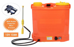 Plastic DOUBLE MOTOR BATTERY SPRAY PUMP, Electric, Capacity Of Storage Tank: 18 Litres