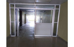 Polished Aluminium Glass Double Door, For Commercial