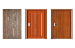Polished Brown Hinged Sintex PVC Door, Exterior