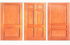 Polished Timberlogik Decorative Teak Wood Door