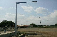 Pure White ISI Street Light Pole