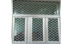 Rectangular Aluminium Mesh Window