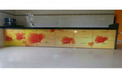 Rectangular Home Modular Kitchen Cabinet