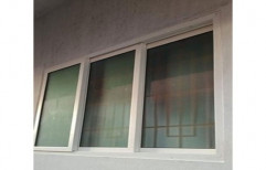Rectangular PVC Sliding Window, for Residential, Glass Thickness: 4-6 Mm