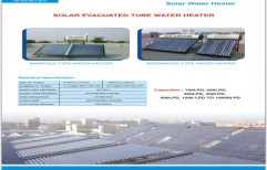 Roof Mounting FPC Solar Water Heater, Capacity: 10-25 litres