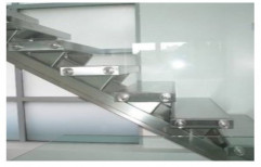 Silver Stainless Steel Staircase, Material Grade: SS304