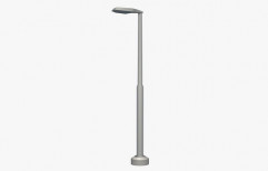 Single-Arm Galvanized Street Light Pole