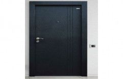 Standard Coated Entrance Steel Door, Single, Thickness: 15-22 Mm