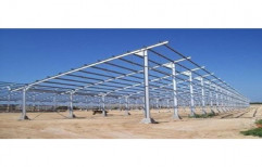 Steel Solar Panel Mounting Structure, Thickness: 10 - 30 mm