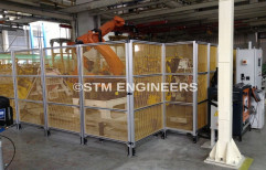 STM Engineers Anodised Aluminium Robotic / Welding Fencing
