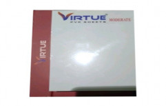 Transparent Plain Virtue PVC Ceiling Sheet, Size: 8 X 4 Inch