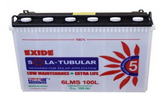 Tubular Exide Solar Batteries, 12 V Dc, Warranty: 5 Year