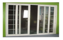 Upvc,Glass Pristine White UPVC Sliding Door, Exterior