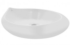 White Jaquar JDR Ceramic Table Top Wash Basin for Bathroom