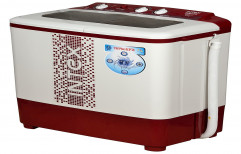 White & Maroon Washing Machine Intex Semi-automatic Top- Loading (6.2 Kg)