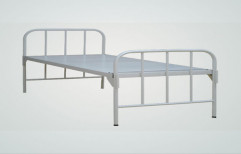 White Powder Coated Plain Hospital Bed