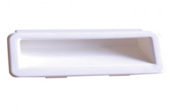 White PVC Drawer Pull Conceal Plastic Handle, Size: 4 Inch