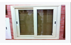 White UPVC Sliding Window, Glass Thickness: 10-20 Mm