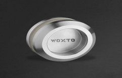 Woxto Round Brass Glass Sliding Door Handle, For Bathroom